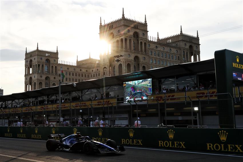 Baku City Circuit buildings